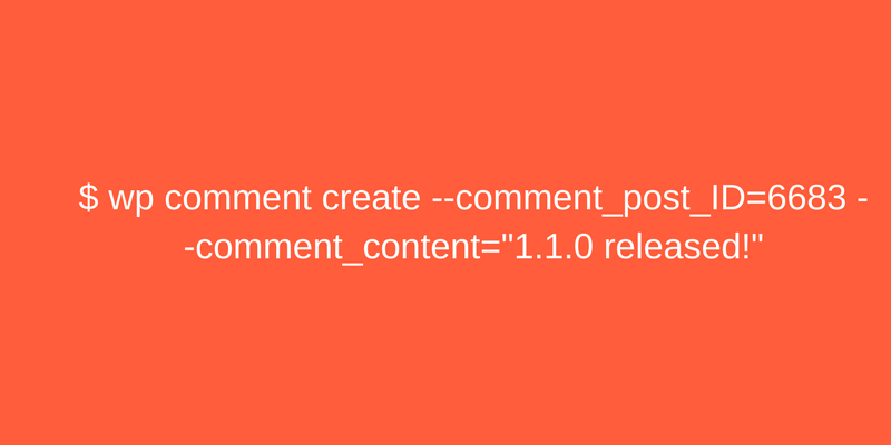 What's new in WP CLI 1.1.0