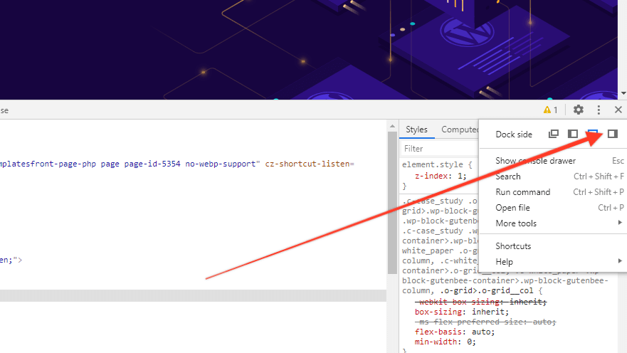 chrome developer tools for working with responsive web pages