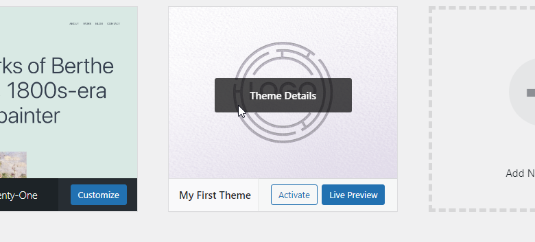 a custom wordpress theme