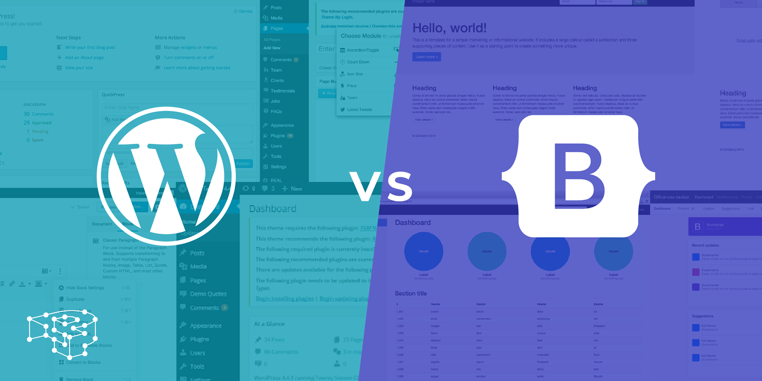 WordPress vs Bootstrap (1)