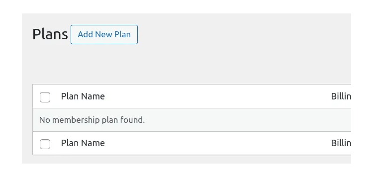 ProfilePress new membership plan