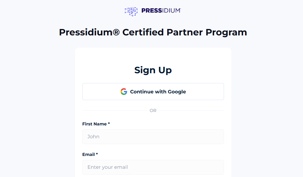 Become a Pressidium Certified Partner. Fill out the application form, and our team will review your request promptly.